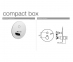 Змішувач для душу Paffoni Compact box із термостатом, хром (CPT013CR) 0