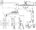 Комплект скрытого монтажа Hansgrohe Novus для душа, хром (1A101218) 0