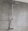 Душевая система Hansgrohe Crometta E Showerpipe 240 1jet для ванны с термостатом, хром (27298000) 0