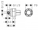 Прихована частина змішувача Hansgrohe (13620180) 0