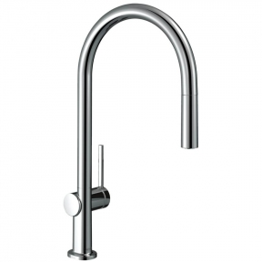 Смеситель кухонный Hansgrohe Talis 210 1jet с вытяжным изливом Sbox, хром (72803000)