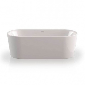 Ванна акриловая Knief Fresh 180х80 отдельностоящая с круглым переливом, белый глянцевый (0100030/010009106)