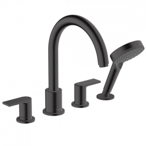 Змішувач для ванни Hansgrohe Vernis Shape на 4 отвори, Matt Black (71459670)