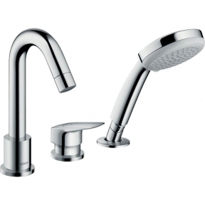 Змішувач для ванни Hansgrohe Logis на 3 отвори, хром (71313000)