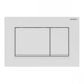 Клавиша смыва Geberit Sigma30, белый матовый/ белый/ белый матовый (115.883.01.1)