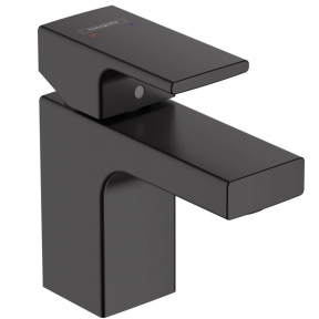 Змішувач для умивальника Hansgrohe Vernis Shape 70 з донним клапаном pop-up, Matt Black (71560670)