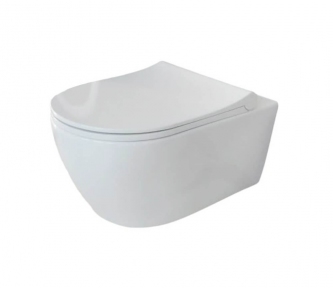 Унітаз підвісний Quarter Bath Deep з кришкою Slim (70DE03054.00.1/30SCD.03WG)