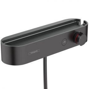 Термостатичний змішувач для душу Hansgrohe ShowerTablet Select, чорний матовий (24360670)