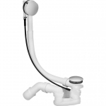 Сифон для ванны Viega Simplex слив/перелив, хром (285357)