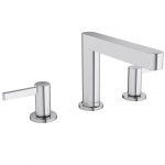Смеситель для умывальника Hansgrohe Finoris 110 на 3 отверстия с донным клапаном Push-Open, хром (76033000)