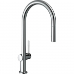 Смеситель кухонный Hansgrohe Talis M54 210 2jet с вытяжным изливом, хром (72800000)