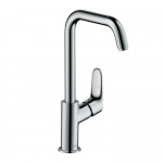 Змішувач для умивальника Hansgrohe Focus E 240 з донним клапаном, хром (31609000)