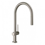 Смеситель для кухни Hansgrohe Talis 210 1jet с вытяжным изливом, Stainless Steel (72802800)