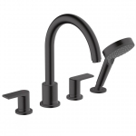 Смеситель для ванны Hansgrohe Vernis Shape на 4 отверстия, Matt Black (71459670)