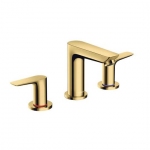 Смеситель для умывальника Hansgrohe Talis E на 3 отверстия Polished Gold Optic (71733990)