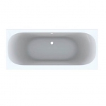 Ванна акриловая Geberit Soana Duo Slim rim 180x80 с центральным сливом (554.004.01.1)