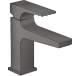 Смеситель для умывальника Hansgrohe Metropol 100 с донным клапаном push-open, Brushed Black Chrome (32500340)