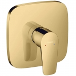 Смеситель для душа Hansgrohe Talis E скрытого монтажа, polished gold optic (71765990)