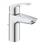 Смеситель для раковины Grohe Eurosmart New DN 15 S-Size с донным клапаном, хром (33265003)