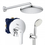 Душевая система Grohe Eurosmart New Tempesta 250, хром (UA26416SC3)