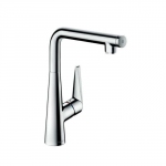 Змішувач для кухні Hansgrohe Talis Select S 300 з кнопкою керування, хром (72820000)