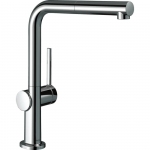 Смеситель кухонный Hansgrohe Talis M54 270 1jet с вытяжным изливом, хром (72808000)