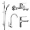 Набір змішувачів для ванни та кухні Imprese KIT 4 в 1 (kit30095)